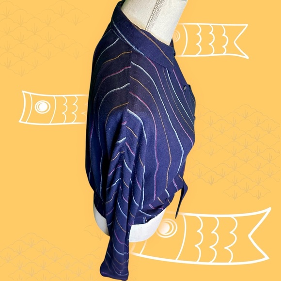 Rails ‘Rylan’ Striped Navy Blue Women's Top in “Santiago Stripe” Size Small - Picture 12 of 14